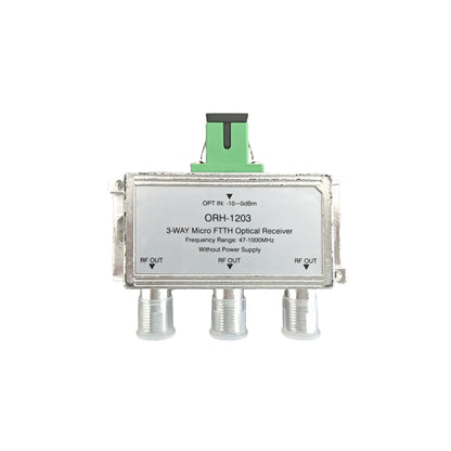 FTTH Optical Receiver with Dual Fiber CATV Converter for Home Network & Cable TV Systems