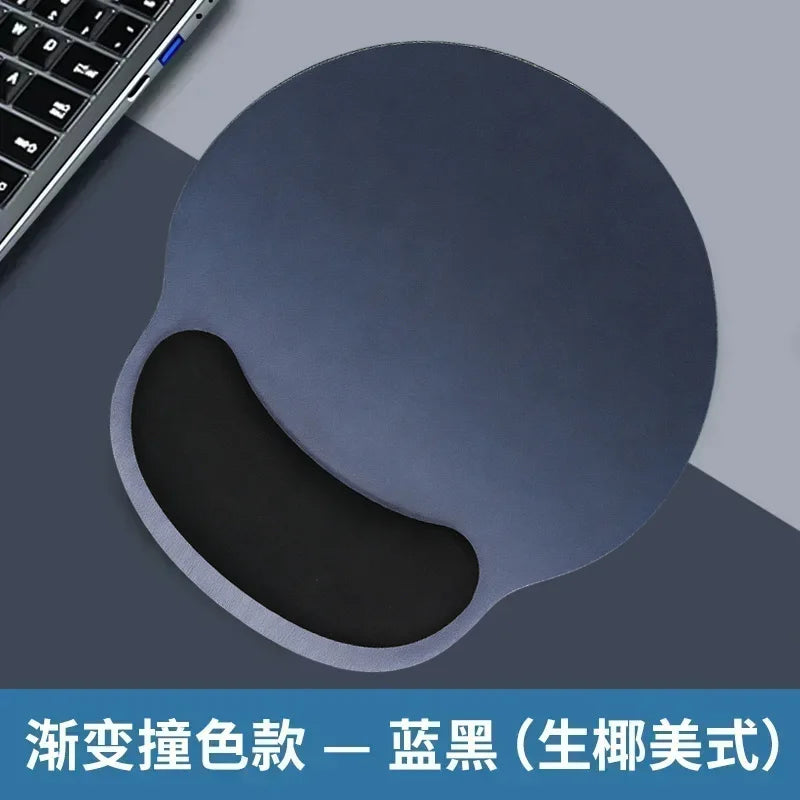 Ergonomic Gradient Mouse Pad with Soft Wrist Rest & Non-Slip Base