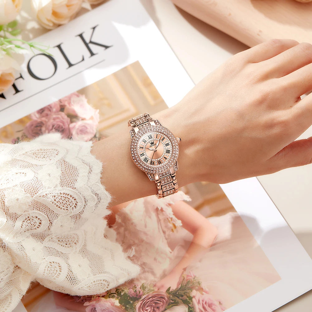 Elegant Stainless Steel Waterproof Quartz
