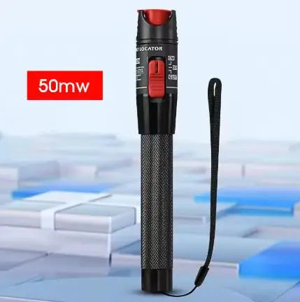FTTH Optical Fiber Visual Fault Locator VFL Tester with SC/FC/ST Connector Support 1-80mW