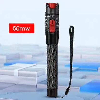 FTTH Optical Fiber Visual Fault Locator VFL Tester with SC/FC/ST Connector Support 1-80mW
