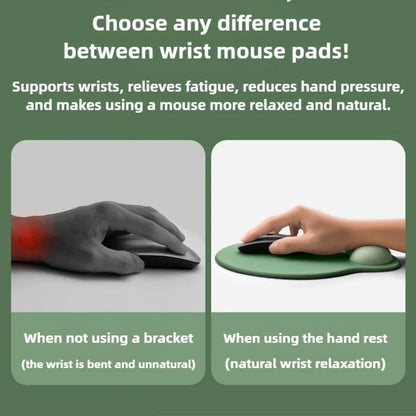 Ergonomic Gradient Mouse Pad with Soft Wrist Rest & Non-Slip Base