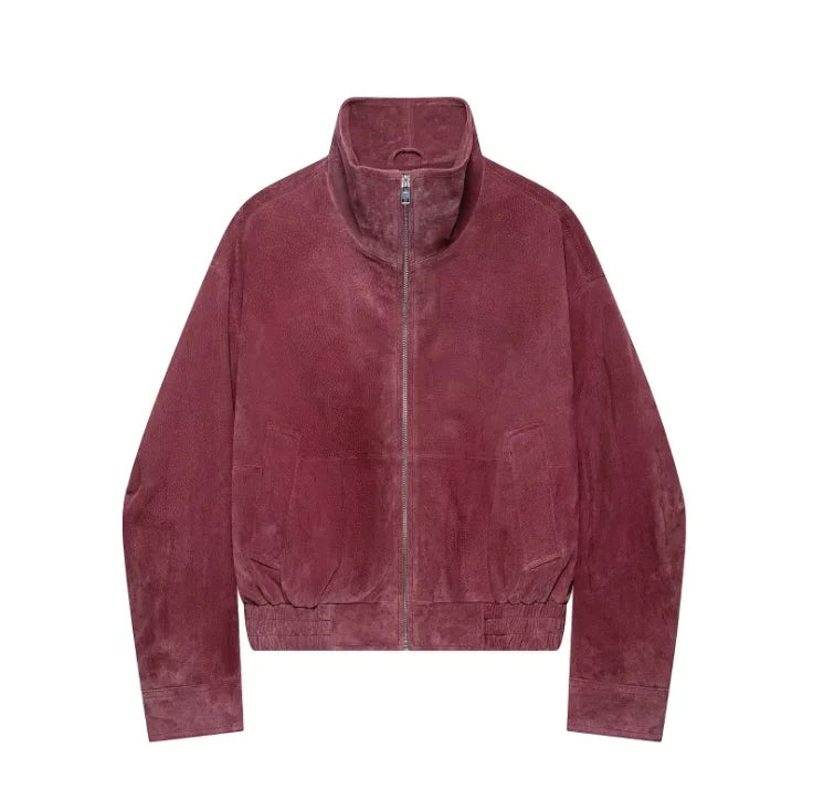 Faux Suede Oversized Jacket