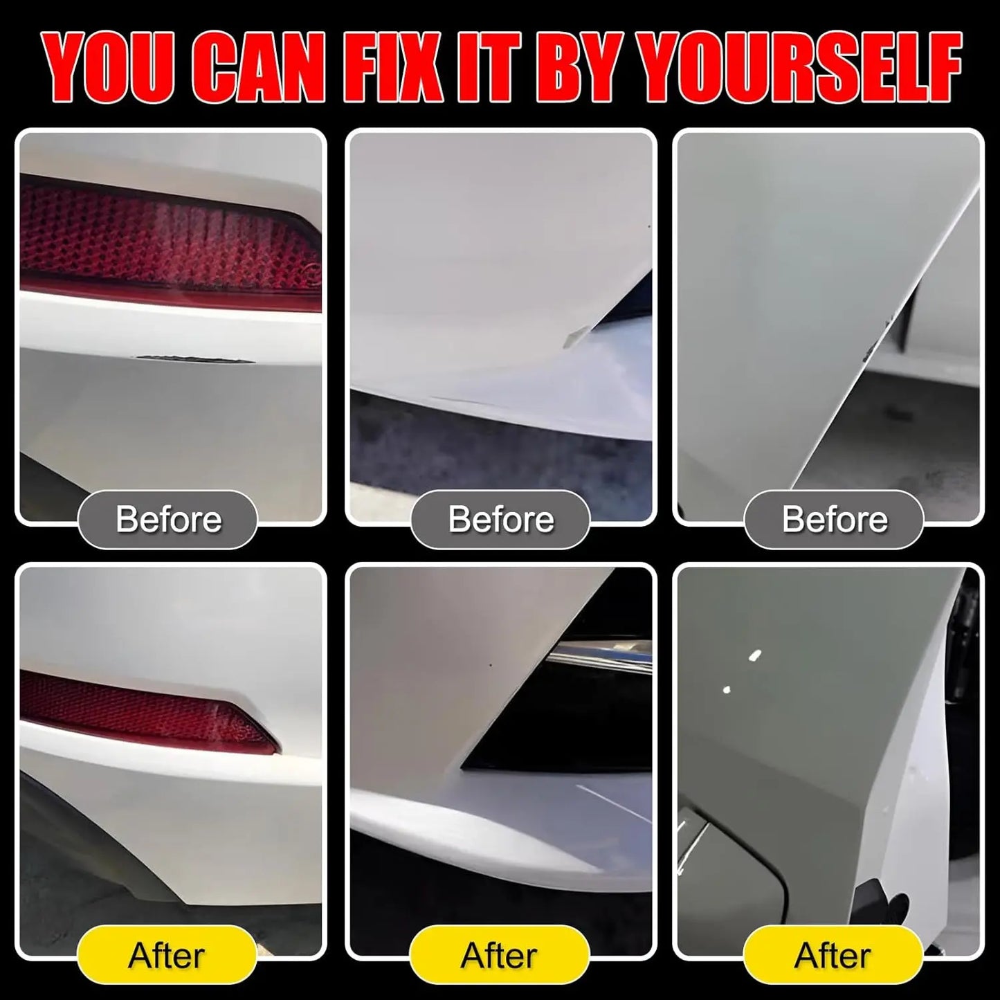 2-in-1 Touch Up Paint Pen & Brush Scratch Repair Kit for Tesla Model Y, 3, S & X