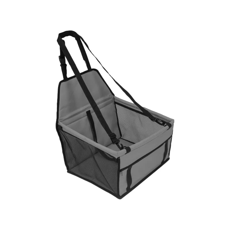 Foldable Pet Car Seat with Safety Harness
