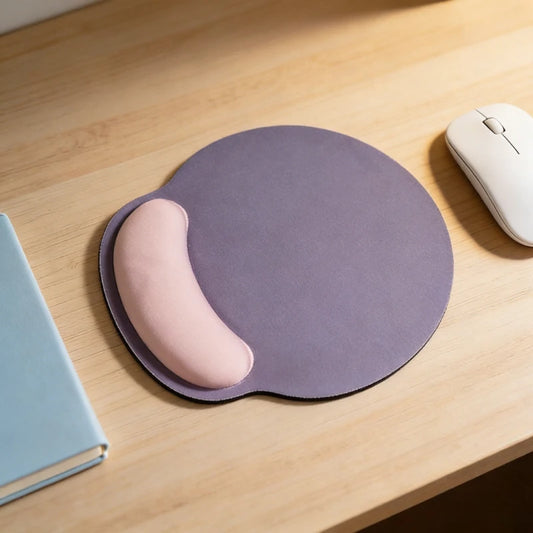 Ergonomic Gradient Mouse Pad with Soft Wrist Rest & Non-Slip Base