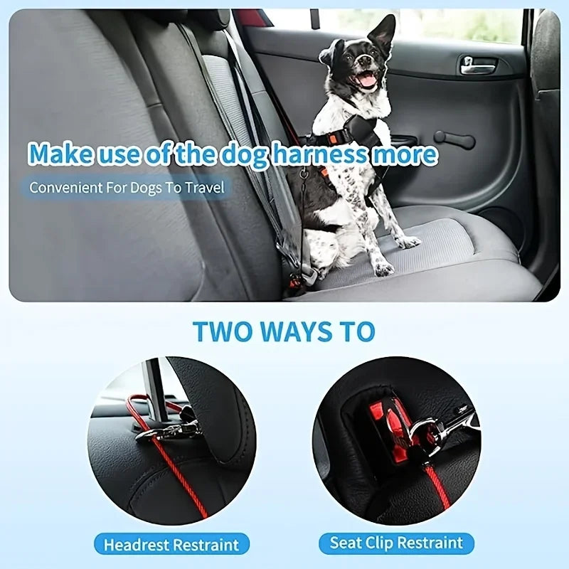 Chew-Resistant Dog Car Safety Harness