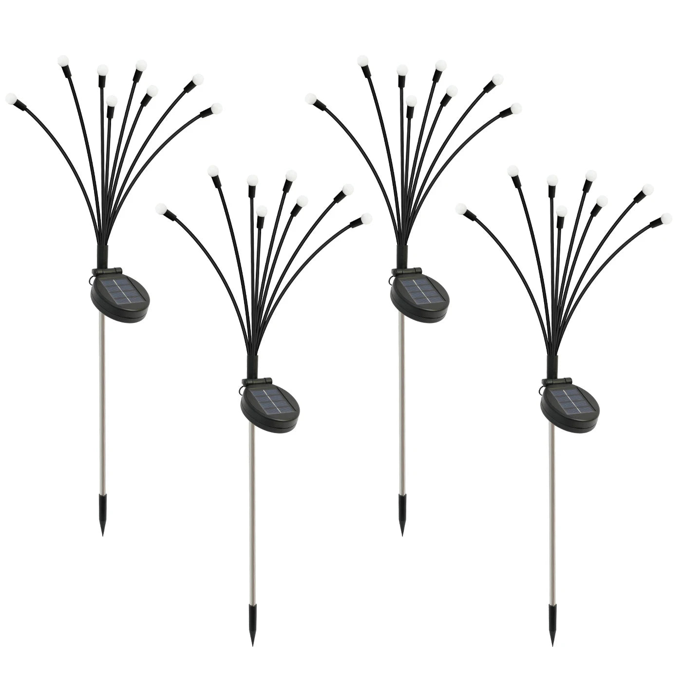 8-Head Solar Firefly Garden Lights