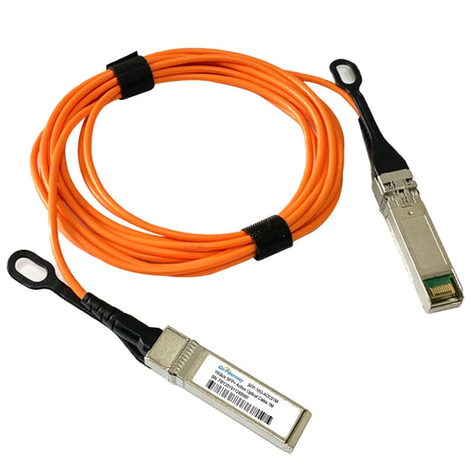 10Gb SFP+ to SFP+ Active Optical Cable (AOC) OM2 LSZH Fiber Cable for High-Speed Network Switch Connections