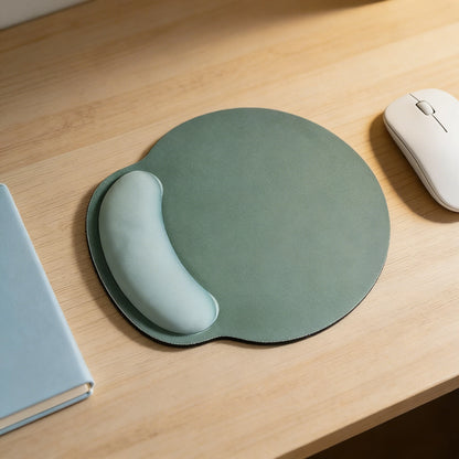 Ergonomic Gradient Mouse Pad with Soft Wrist Rest & Non-Slip Base