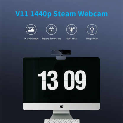 1080P 60FPS Full HD USB Webcam with Microphone