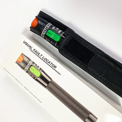 FTTH Optical Fiber Visual Fault Locator VFL Tester with SC/FC/ST Connector Support 1-80mW