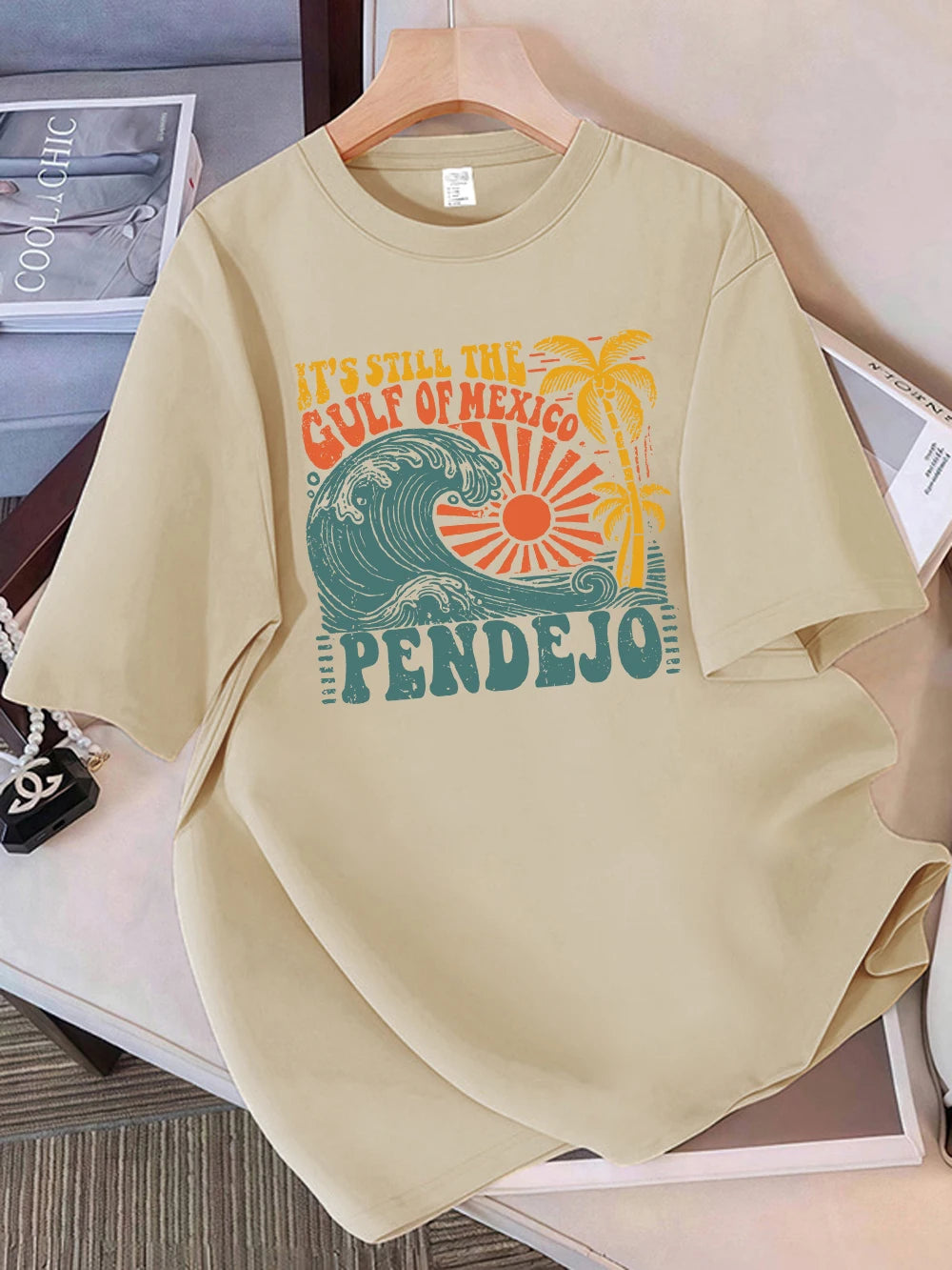 Gulf of Mexico Graphic Print Short Sleeve T-Shirt