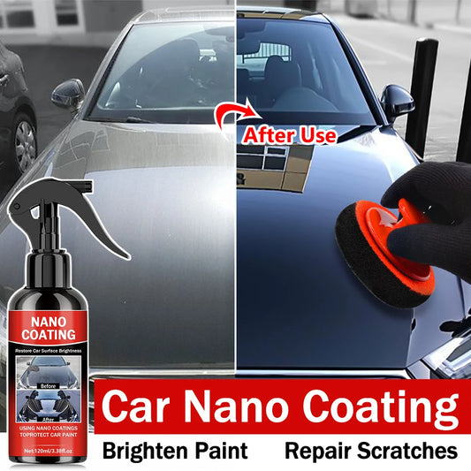 120ml Professional Nano Ceramic Coating Kit for Long-Lasting Paint Protection & High Gloss Finish