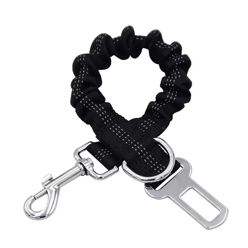 Elastic Dog Car Safety Seat Belt Leash
