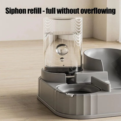 2-in-1 Automatic Pet Feeder & Water Dispenser