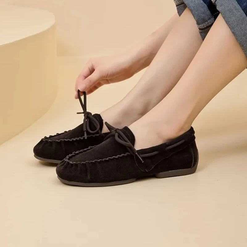 Premium Handcrafted Pleated Leather Loafers