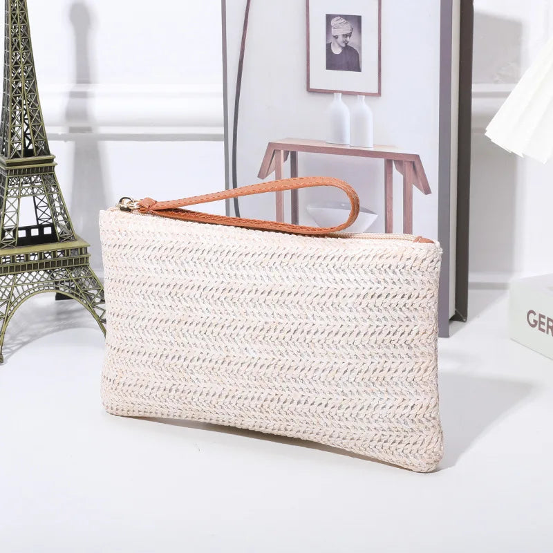 Straw Woven Clutch Bag