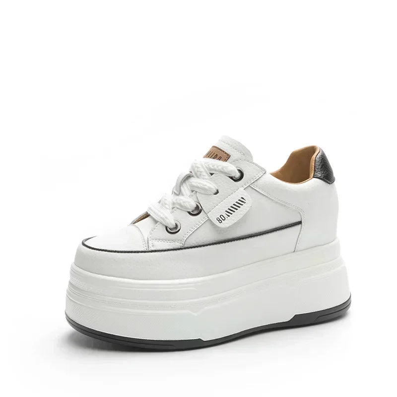 Premium Hidden Wedge Platform Sneakers