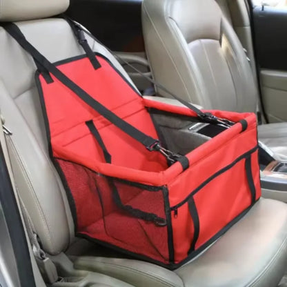 Foldable Pet Car Seat with Safety Harness