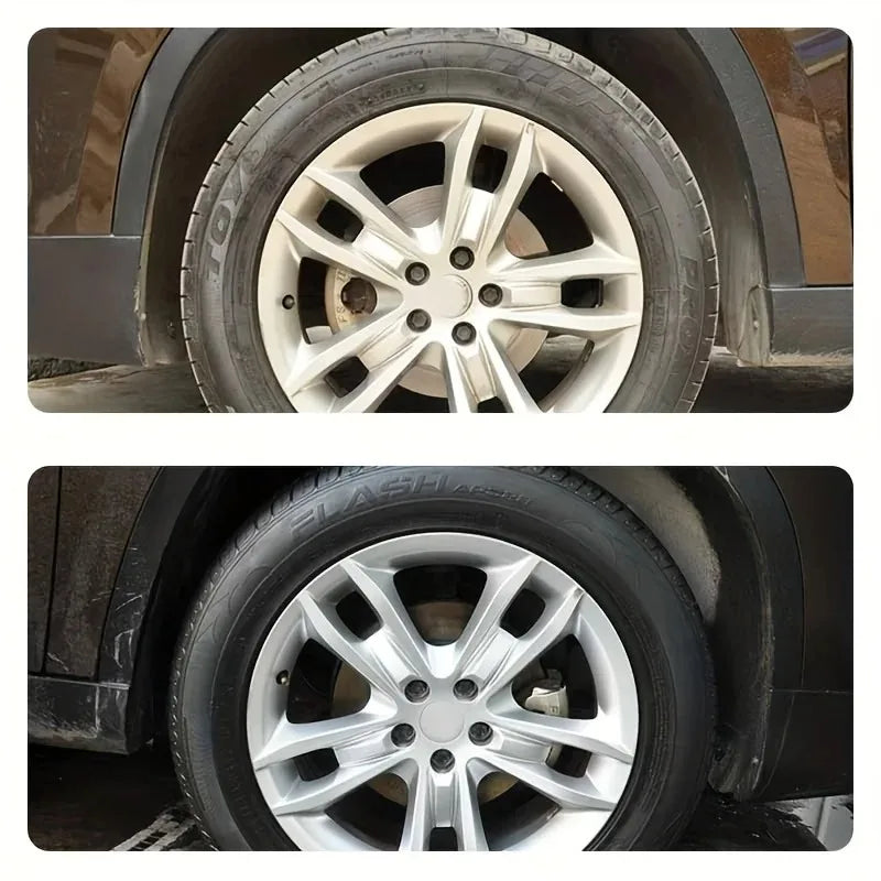 Black Tire Wax for Long-Lasting Shine, Tire Protection & Crack Prevention