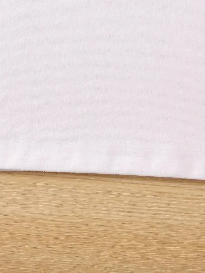 Funny Fried Cat Graphic Short Sleeve Casual T-Shirt