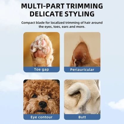 LED Dog Paw Trimmer with Type-C Charging