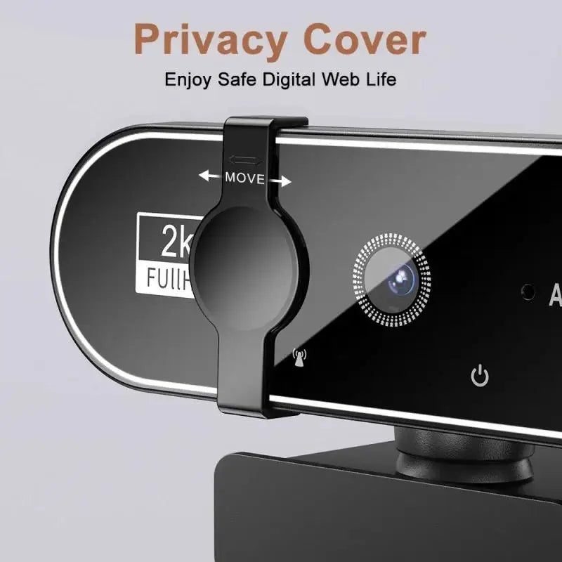 4K Ultra HD Webcam with Autofocus & Microphone