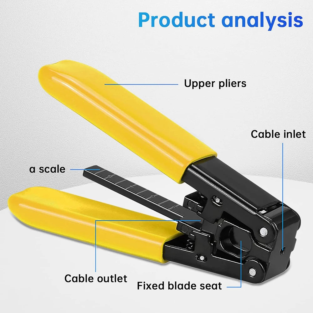 FTTH Fiber Optic Drop Cable Stripper for 3.0 × 2.0mm Flat Optical Drop Cables