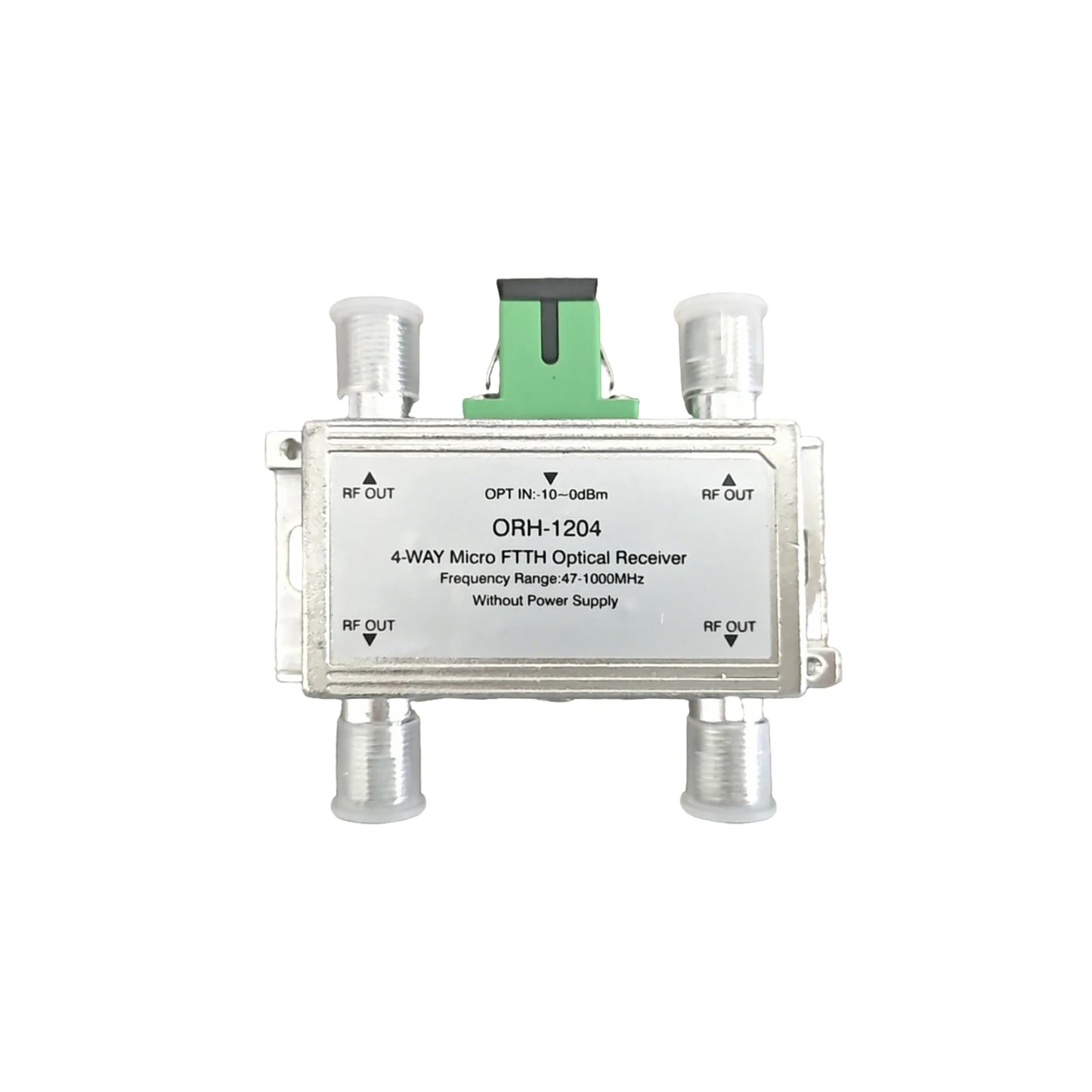 FTTH Optical Receiver with Dual Fiber CATV Converter for Home Network & Cable TV Systems