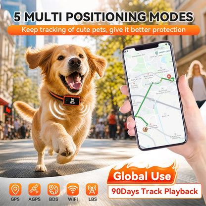 4G GPS Pet Tracker Collar with Health Monitor