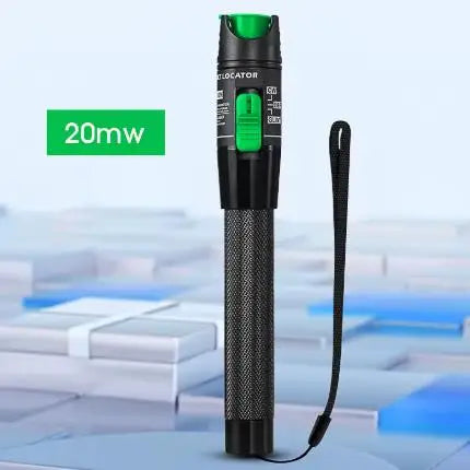 FTTH Optical Fiber Visual Fault Locator VFL Tester with SC/FC/ST Connector Support 1-80mW