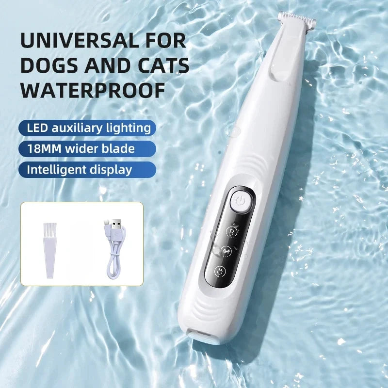LED Dog Paw Trimmer with Type-C Charging