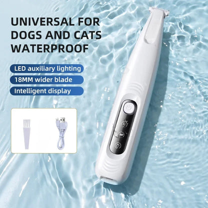 LED Dog Paw Trimmer with Type-C Charging