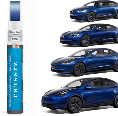2-in-1 Touch Up Paint Pen & Brush Scratch Repair Kit for Tesla Model Y, 3, S & X
