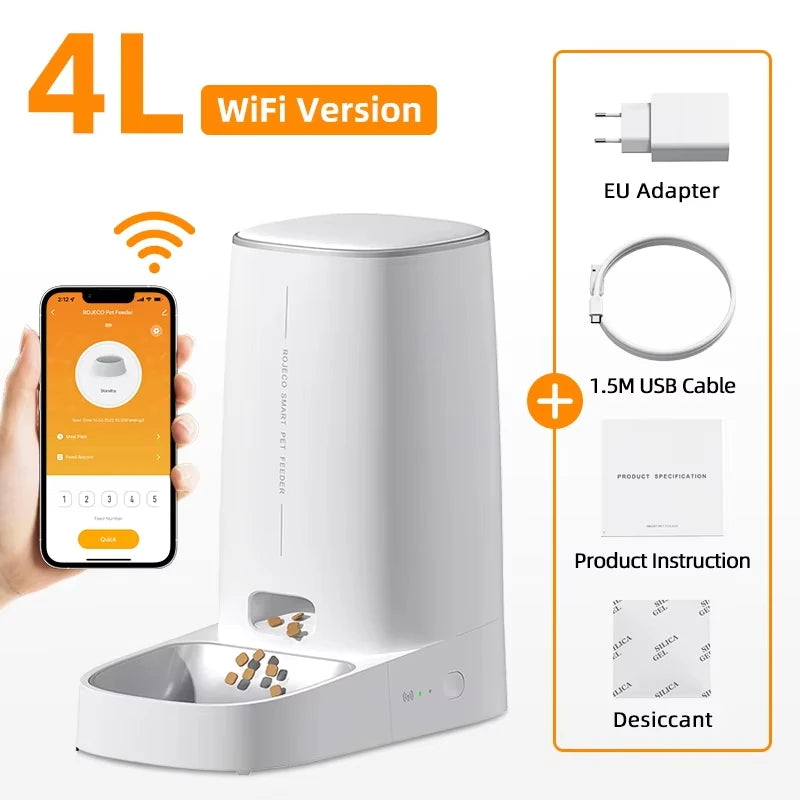 Smart WiFi Automatic Double Pet Feeder