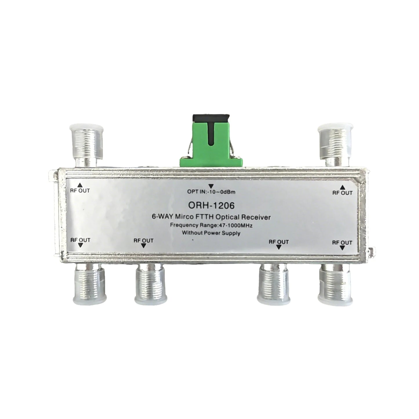 FTTH Optical Receiver with Dual Fiber CATV Converter for Home Network & Cable TV Systems