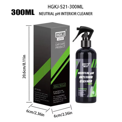 Waterless Car Interior Cleaner for Leather, Fabric, Headliner, Dashboard & Upholstery Cleaning