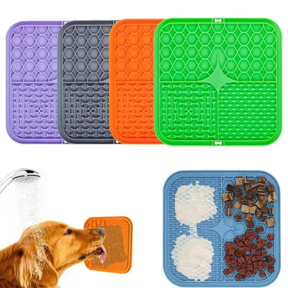 Silicone Slow Feeder Lick Mat for Pets