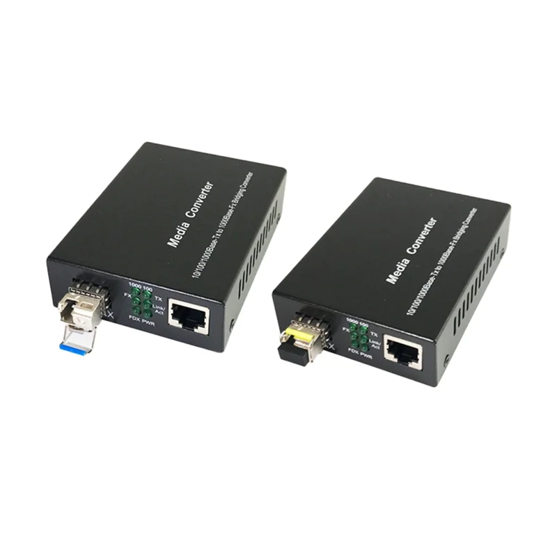 10/100/1000M Gigabit Single Mode Fiber Optic Transceiver for High-Speed Network Transmission