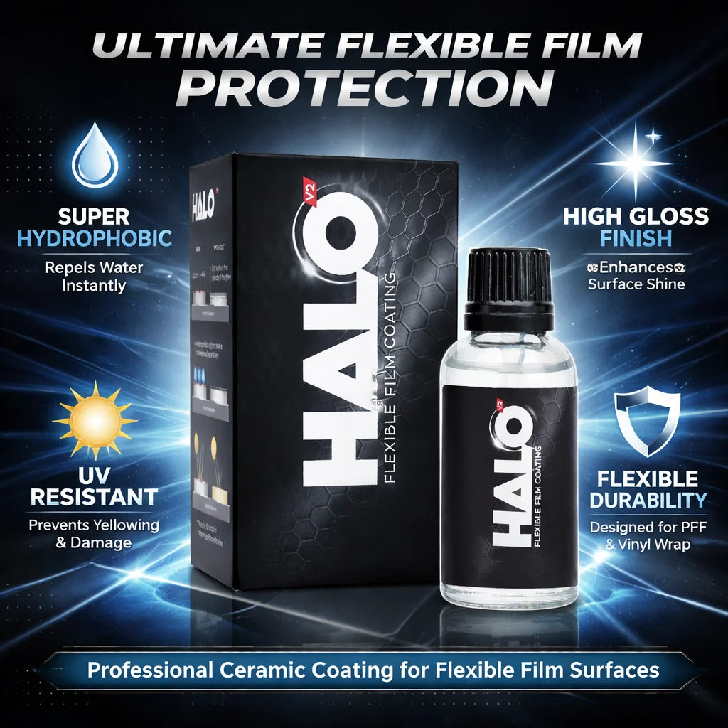 Halo V2 Flexible Paint Protection Film & Vinyl Wrap Coating for Gloss, Satin & Matte Finishes