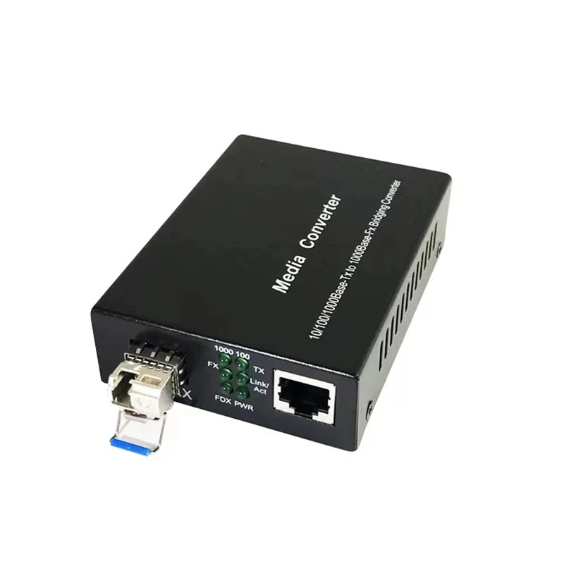 10/100/1000M Gigabit Single Mode Fiber Optic Transceiver for High-Speed Network Transmission