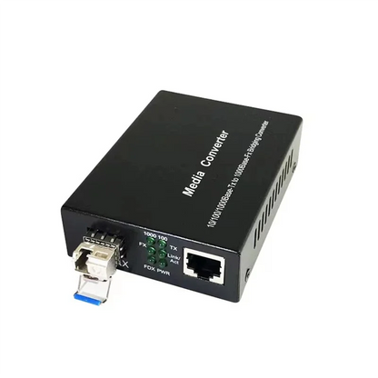 10/100/1000M Gigabit Single Mode Fiber Optic Transceiver for High-Speed Network Transmission