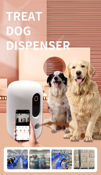 Smart WiFi Automatic Pet Feeder with Camera