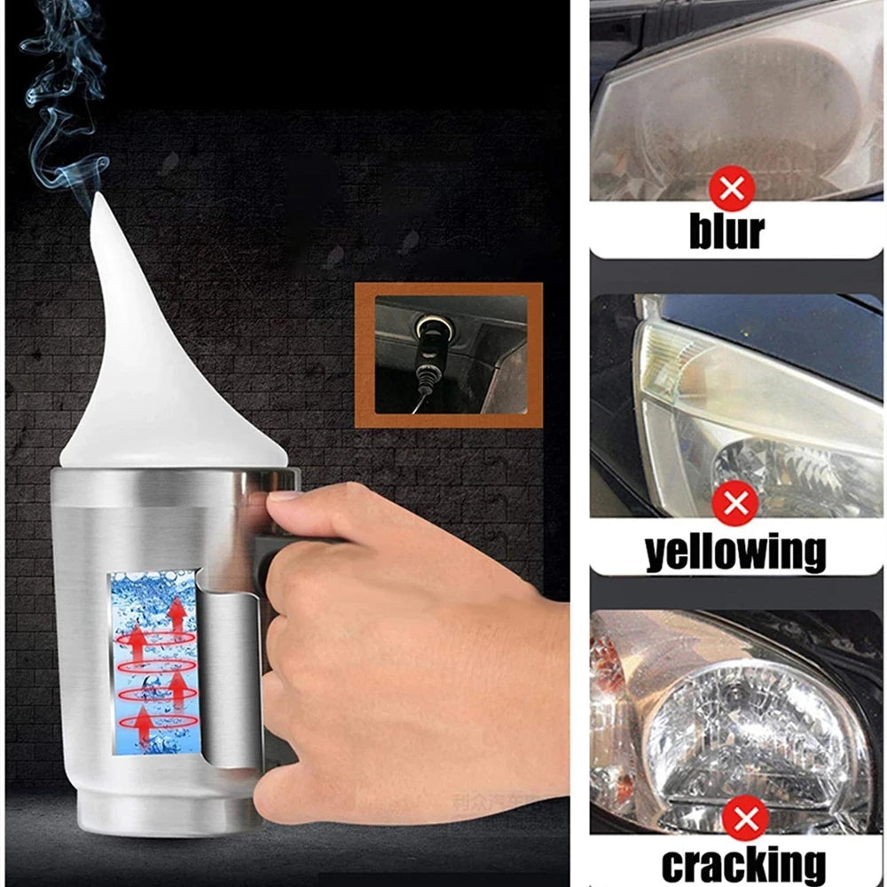 300ml Headlight Restoration & Polishing Kit for Clear Lens Renovation and Headlight Cleaning