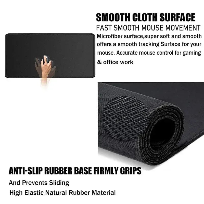 Large Extended Gaming Mouse Pad with Non-Slip Rubber Base