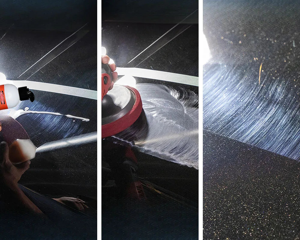HydroShine 3-in-1 Ceramic Wax with Scratch, Swirl Mark & Oxidation Remover for Paint Protection