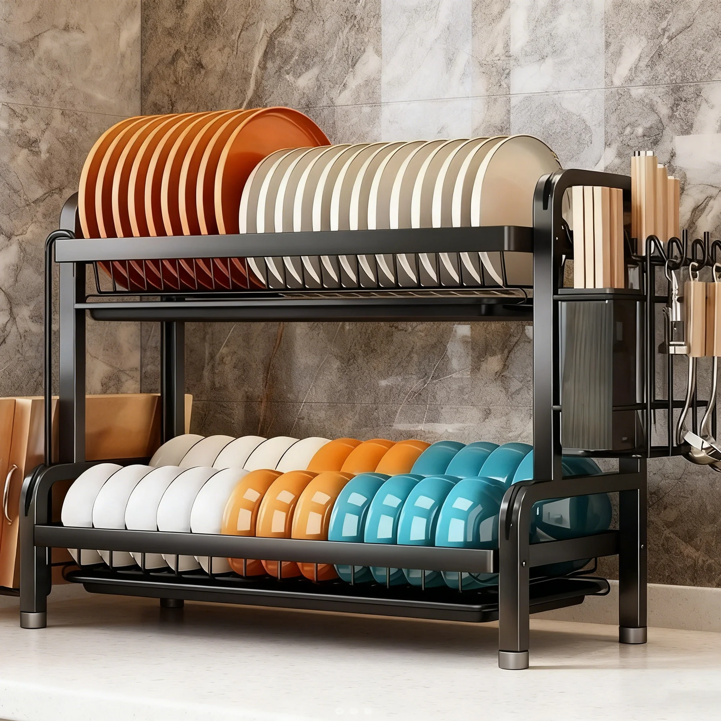 3-Tier Kitchen Dish Drying Rack