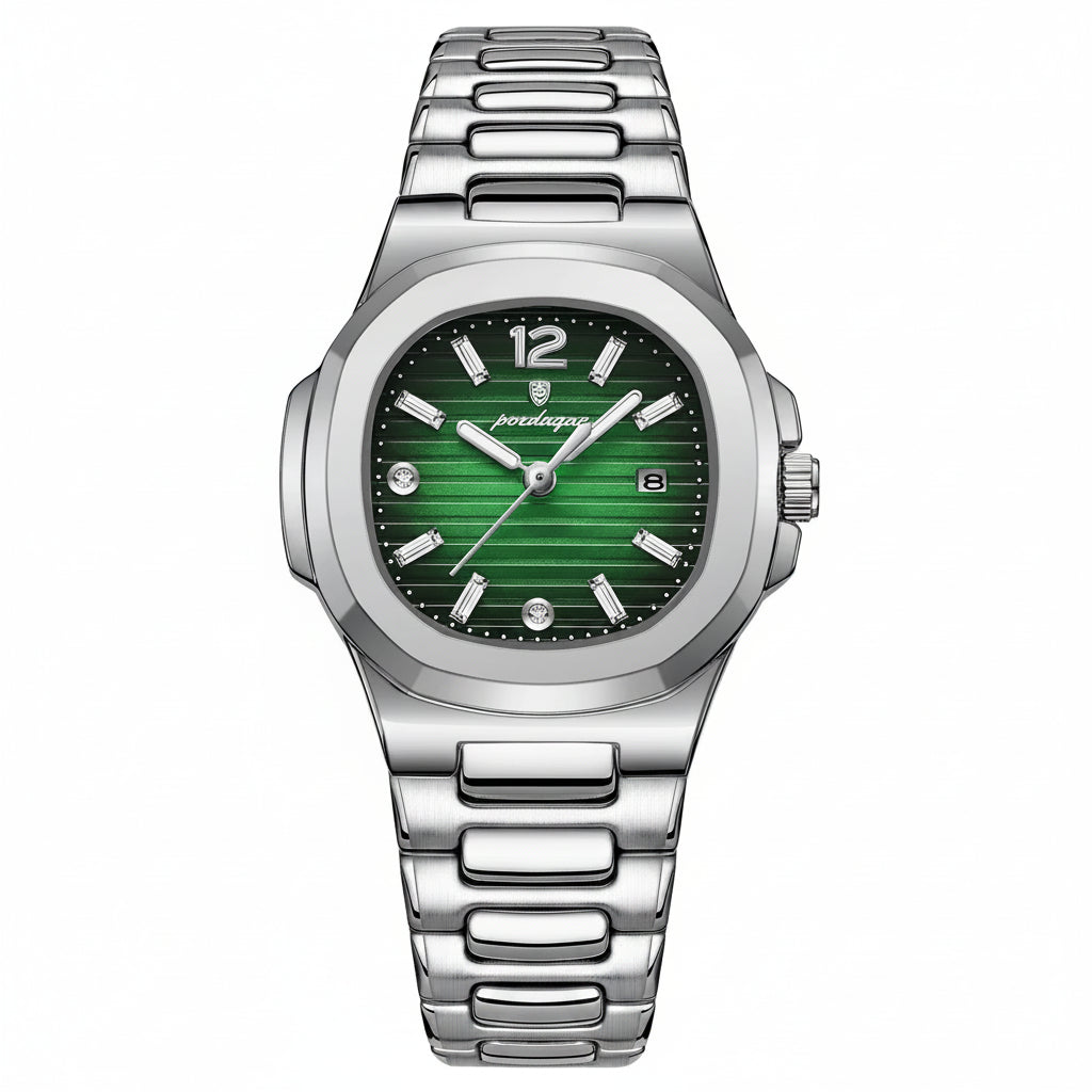 Premium Square Luminous Waterproof Quartz Watch
