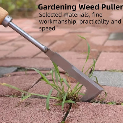 Stainless Steel L-Shape Garden Weeding Tool